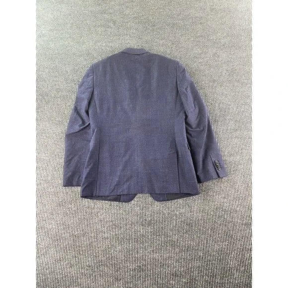 Banana Republic Sport Coat 40 R Bue Wool Silk Linen Summer Vitali Barberis Italy